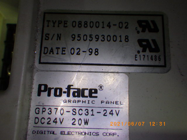 GP370-SC31-24Vの名盤写真