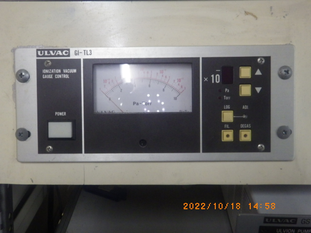 中古機 アルバック Ulvac製電離真空計、型式GI-TL3の詳細情報 中古機 アルバック Ulvac製電離真空計、型式GI-TL3の詳細情報