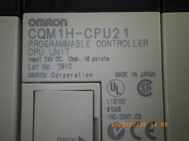 CQM1H-CPU21の名盤写真