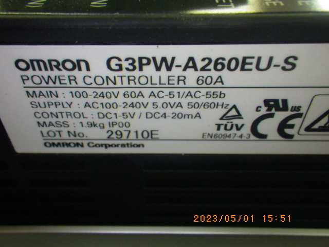 G3PW-A260EU-Sの名盤写真