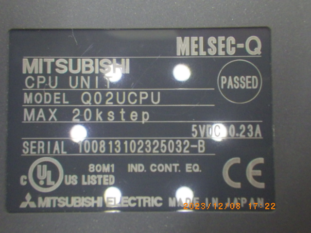 Q02UCPUの名盤写真