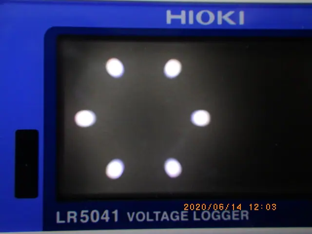 日置電機 Hioki LR5041 銘板写真(2/2)
