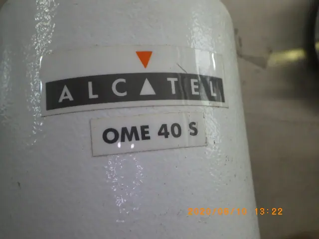アルカテル Alcatel OME40S 銘板写真(2/2)