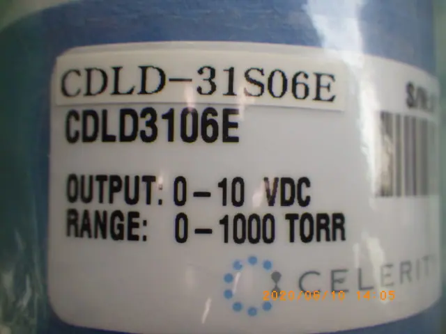 Tylan COLD3106E 銘板写真(2/2)