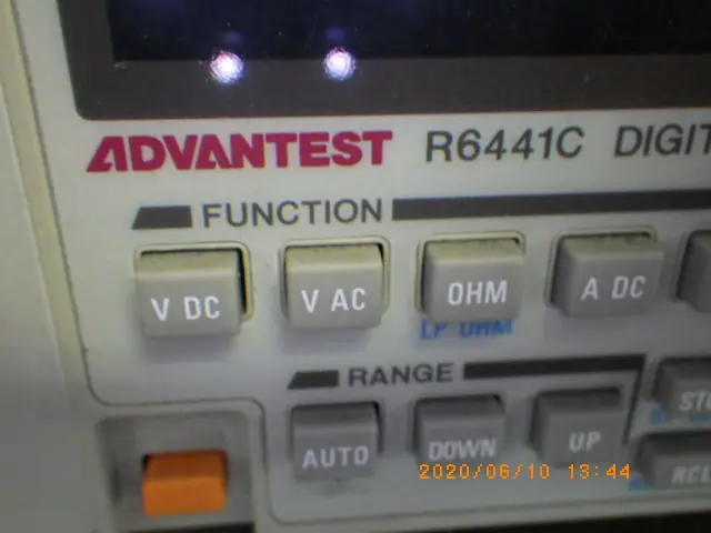 アドバンテスト/ADC Advantest R6441C 銘板写真(2/2)