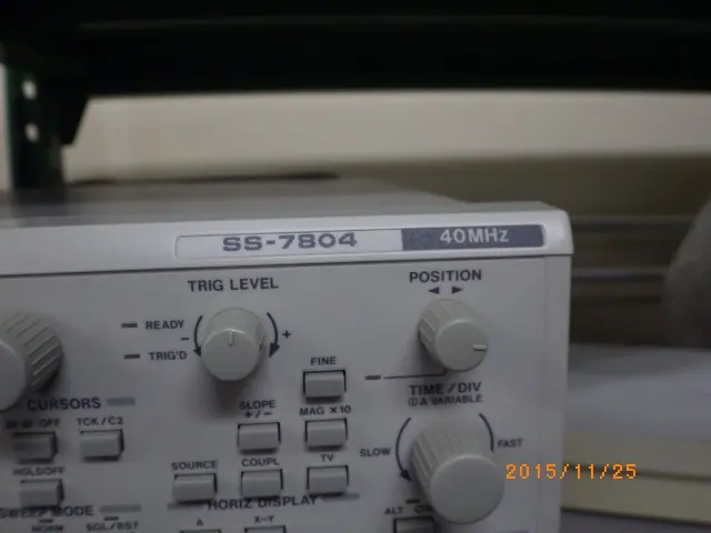 岩通 Iwatsu SS-7804 銘板写真(2/2)