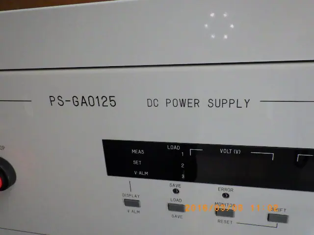 東京精電 PS-GA0125 銘板写真(2/2)