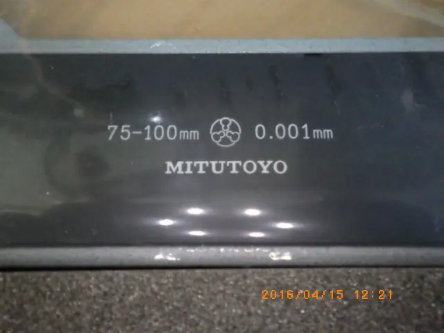 ミツトヨ Mitutoyo MDC-100 銘板写真(2/2)