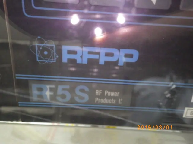 RF POWER PRODUCTS RF5S 銘板写真(2/2)