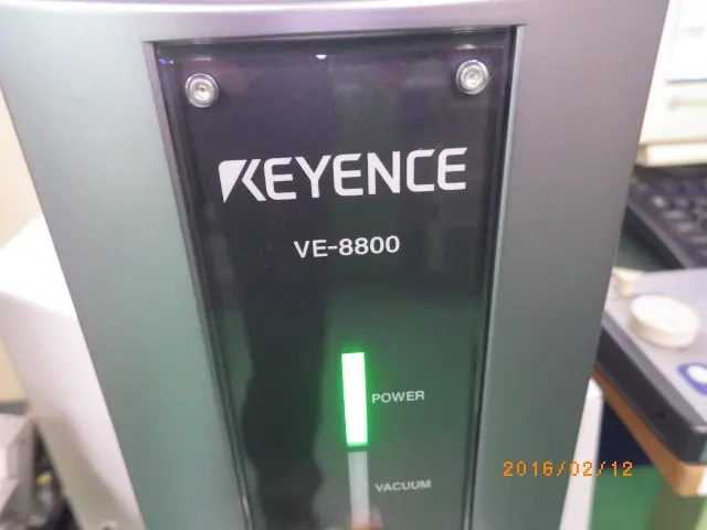 キーエンス Keyence VE-8800 銘板写真(2/2)