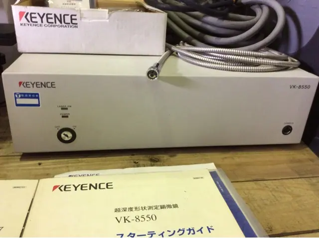 キーエンス Keyence VK-8550 銘板写真(2/2)