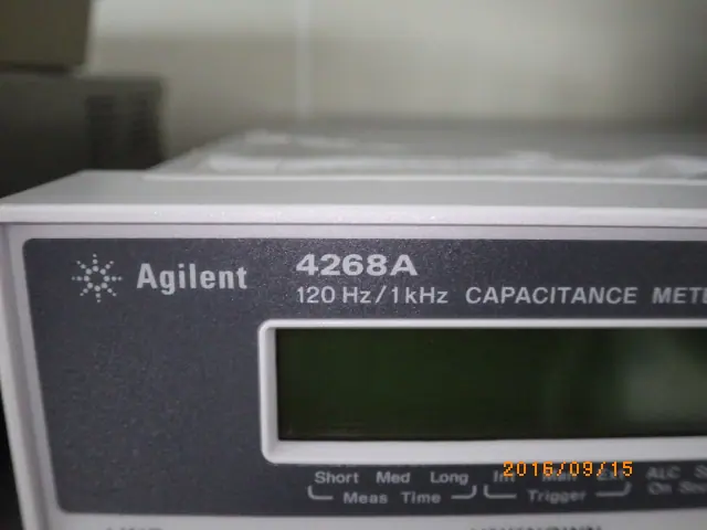 キーサイト(HP/アジレント) Keysight 4268A 銘板写真(2/2)