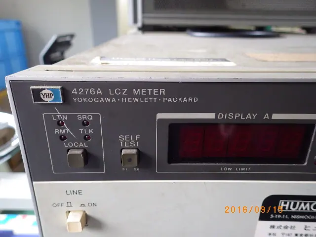 横河電機/横河計測 Yokogawa 4276A 銘板写真(2/2)
