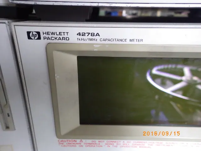 キーサイト(HP/アジレント) Keysight 4278A 銘板写真(2/2)