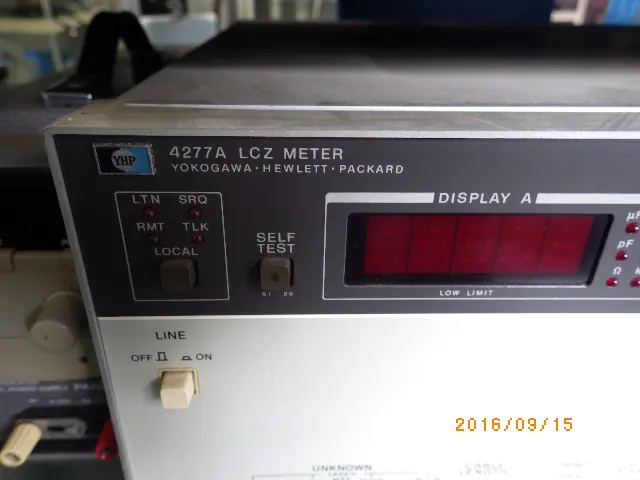 横河電機/横河計測 Yokogawa 4277A 銘板写真(2/2)