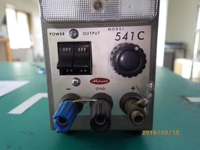 メトロニクス 541C 銘板写真(2/2)