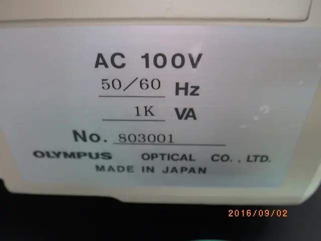 オリンパス Olympus MHL-120 銘板写真(2/2)