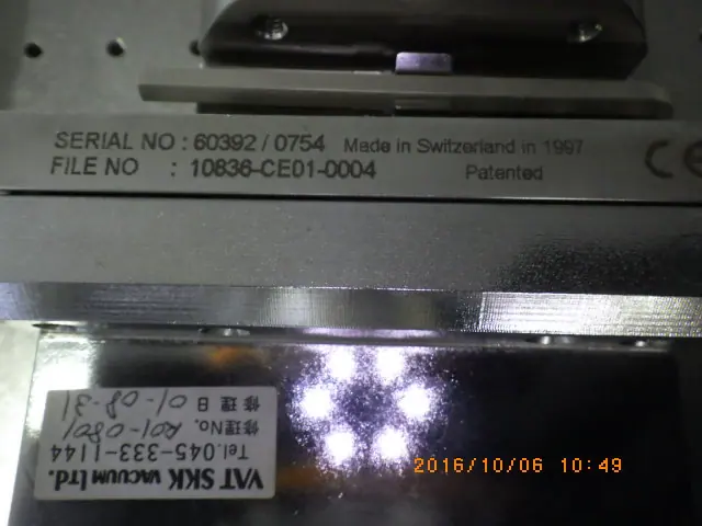 VAT 10836-CE01-0004 銘板写真(2/2)