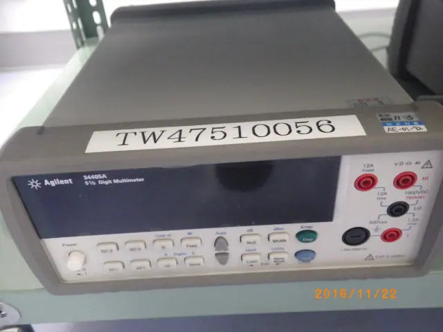 キーサイト(HP/アジレント) Keysight 34405A 外観写真(1/2)