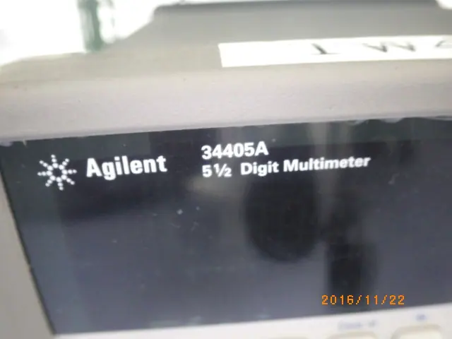 キーサイト(HP/アジレント) Keysight 34405A 銘板写真(2/2)