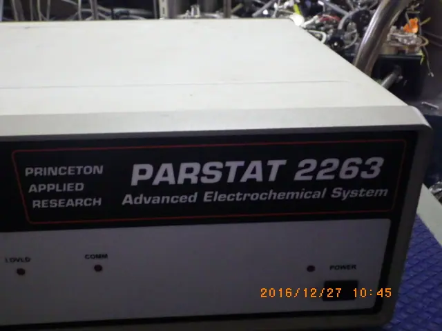 北斗電工 PARSTAT2263 銘板写真(2/2)