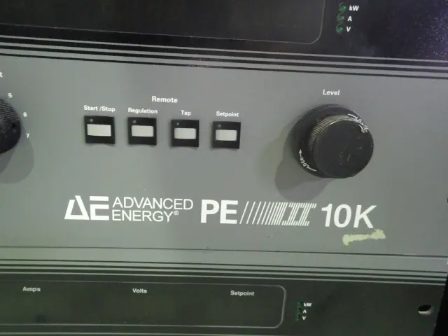 アドバンスドエナジー AE PeⅡ 10K 銘板写真(2/2)