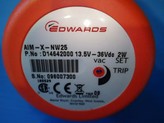 エドワーズ Edwards AIM-X-NW25 銘板写真(2/2)