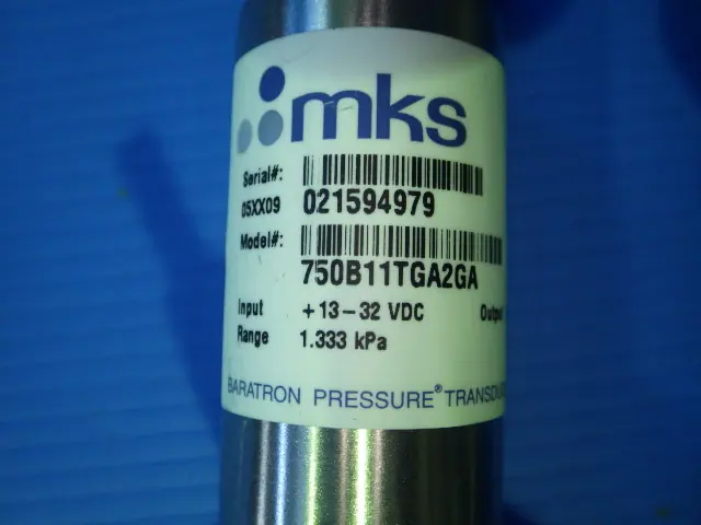MKS 750B11TGA2GA 銘板写真(2/2)