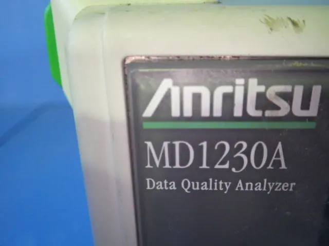 アンリツ MD1230A 銘板写真(2/2)