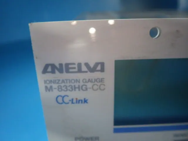 アネルバ ANELVA M-833HG-CC 銘板写真(2/2)