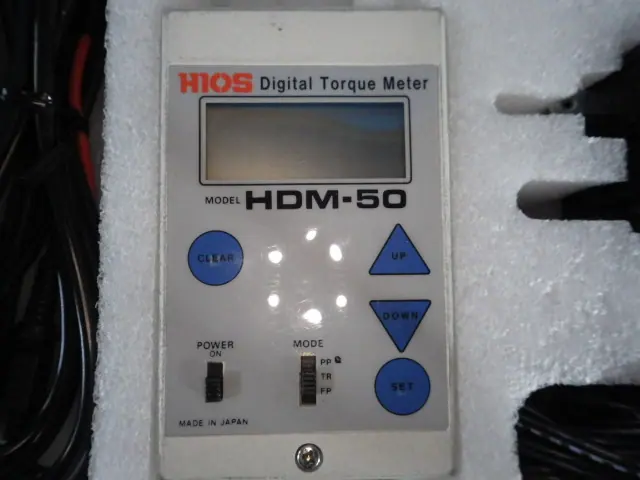 ハイオス HIOS HDM-50 銘板写真(2/2)