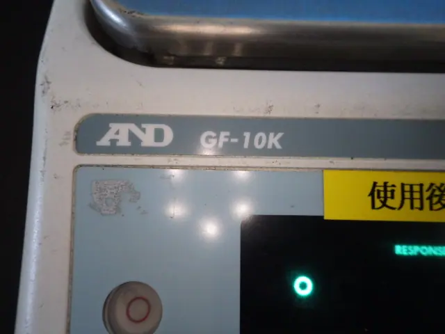 エーアンドディ A&D GF-10K 銘板写真(2/2)
