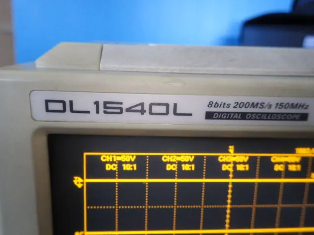横河電機/横河計測 Yokogawa DL1540L 銘板写真(2/2)