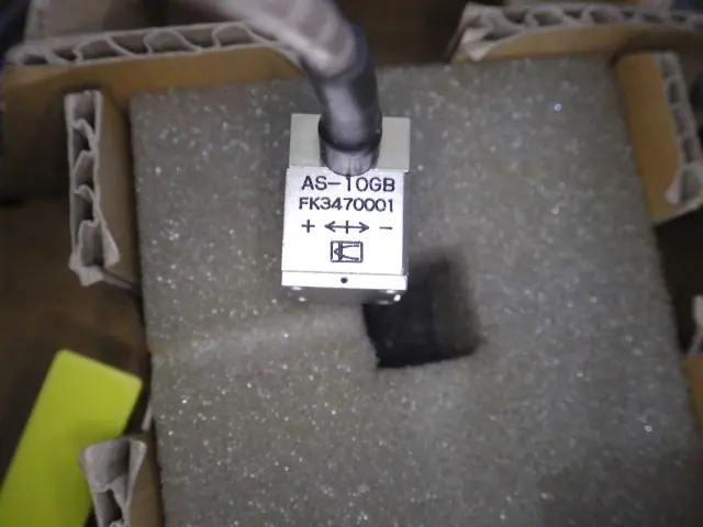 共和電業 KYOWA AS-10GB 銘板写真(2/2)
