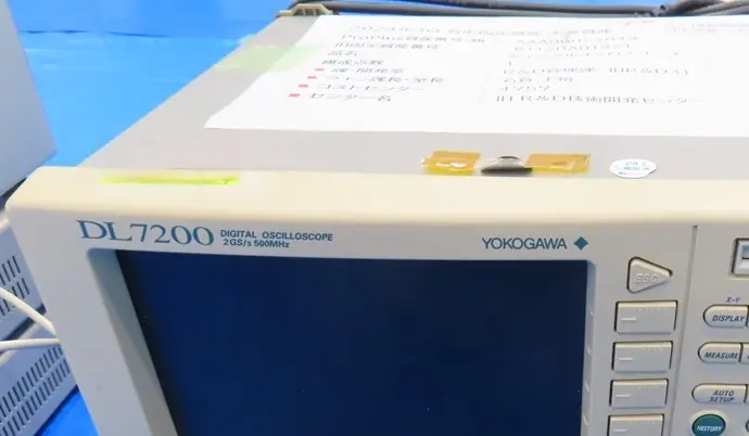 横河電機/横河計測 Yokogawa DL7200 銘板写真(2/2)