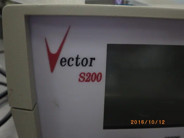 Scientech Vector S200 銘板写真(2/2)
