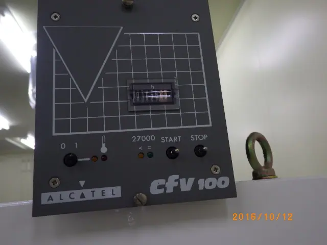 アルカテル Alcatel CFV100 銘板写真(2/2)