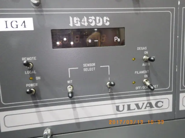 アルバック Ulvac IG45DC 外観写真(1/2)