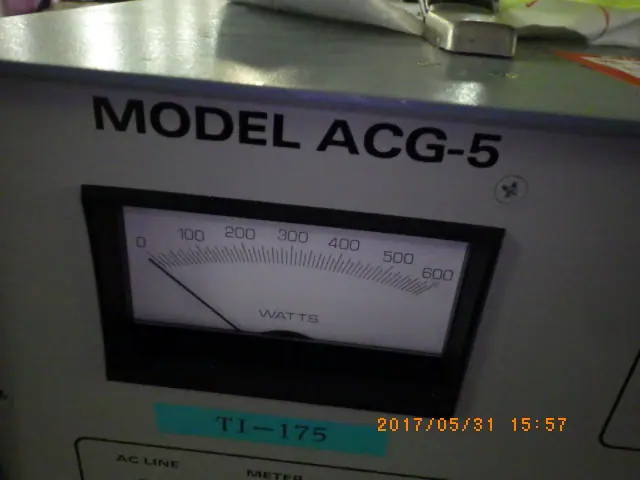 Eni ACG-5 銘板写真(2/2)