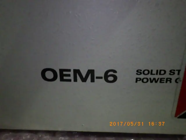 Eni OEM-6 銘板写真(2/2)