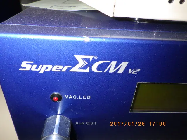 武蔵エンジニアリング Musashi SuperΣCM2-V2 銘板写真(2/2)