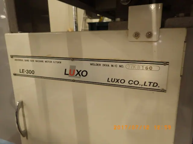 ラクソー LE-300 銘板写真(2/2)