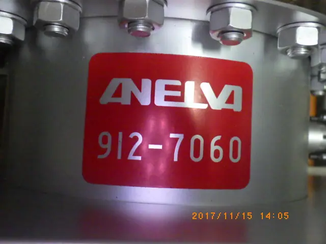 アネルバ ANELVA 912-7060 銘板写真(2/2)