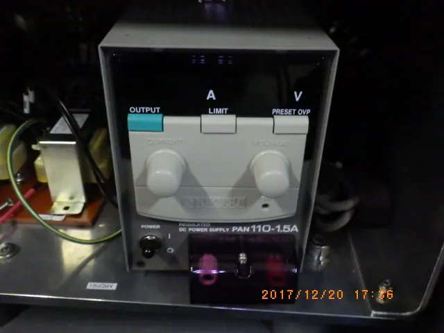 菊水電子工業 Kikusui PAN110-1.5A 外観写真(1/2)