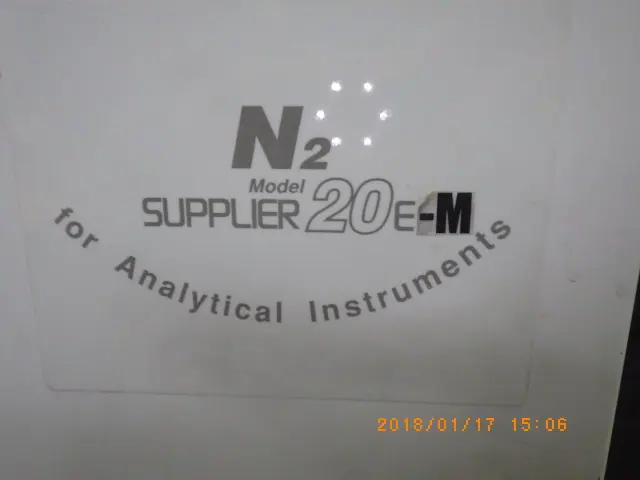 システムインスツルメンツ 20E-M 銘板写真(2/2)