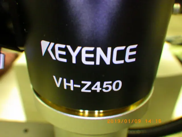 キーエンス Keyence VH-Z450 銘板写真(2/2)