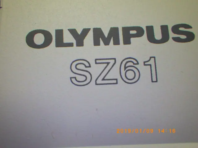オリンパス Olympus SZ61 銘板写真(2/2)