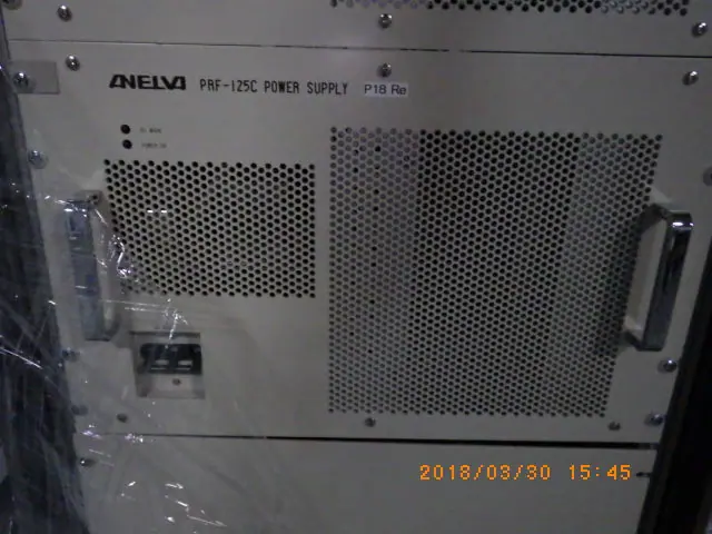 アネルバ ANELVA PRF-125C 外観写真(1/2)
