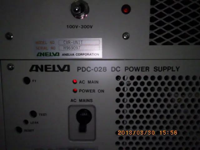 アネルバ ANELVA PDC-028 銘板写真(2/2)