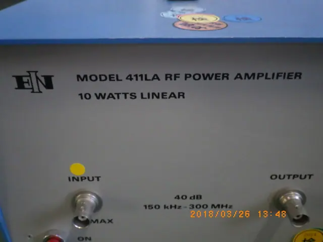 Eni 411LA 銘板写真(2/2)
